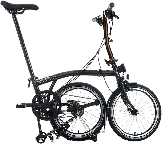 Brompton Folding Commuter Bike C Line 12-Speed | Compact, Lightweight, Urban Bike for Adults