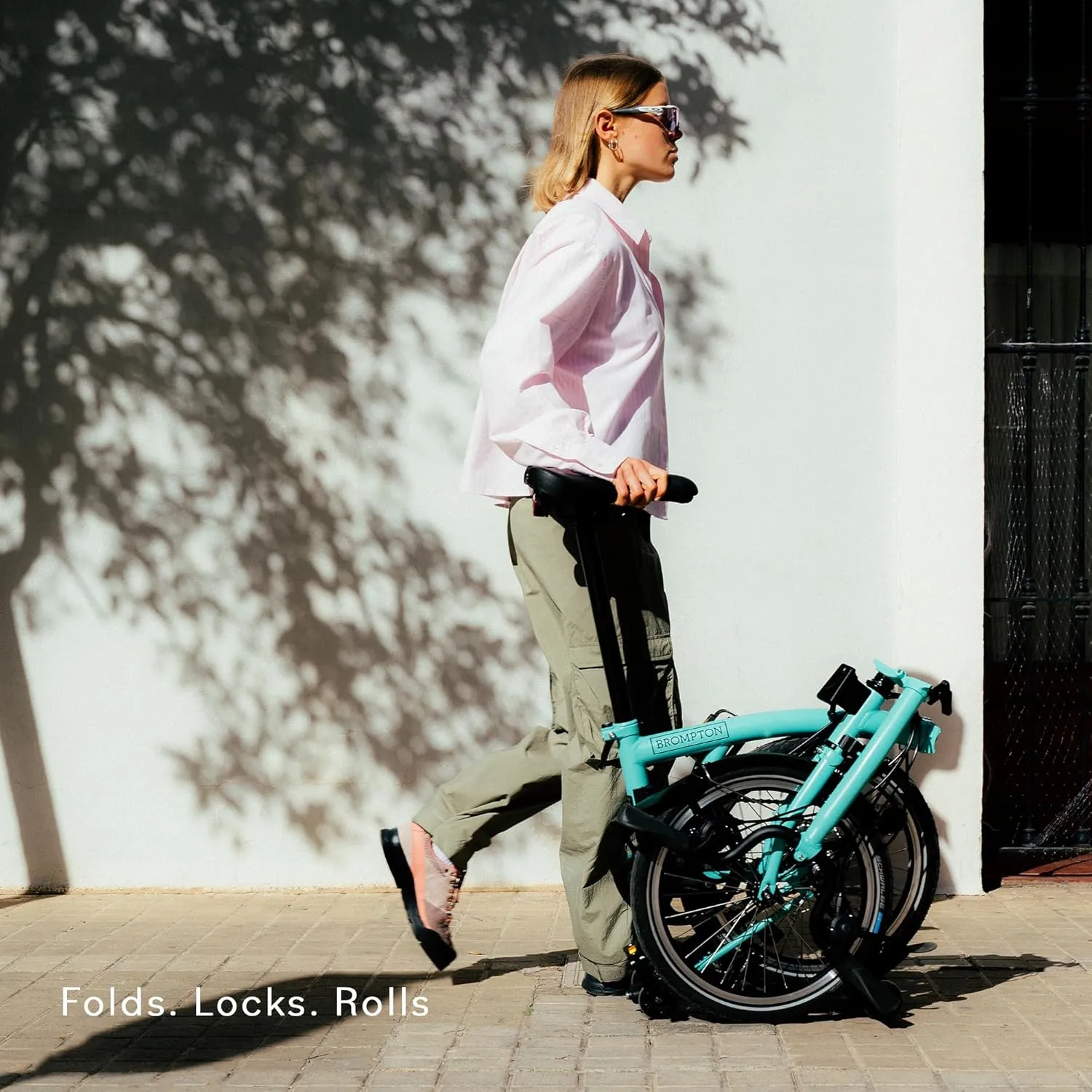 Brompton Folding Commuter Bike C Line 12-Speed | Compact, Lightweight, Urban Bike for Adults