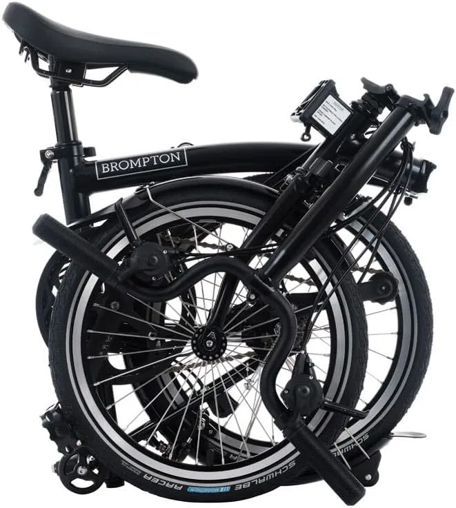 Brompton Folding Commuter Bike C Line 12-Speed | Compact, Lightweight, Urban Bike for Adults