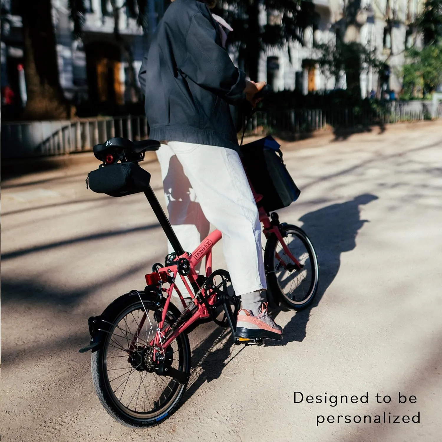 Brompton Folding Commuter Bike C Line 12-Speed | Compact, Lightweight, Urban Bike for Adults