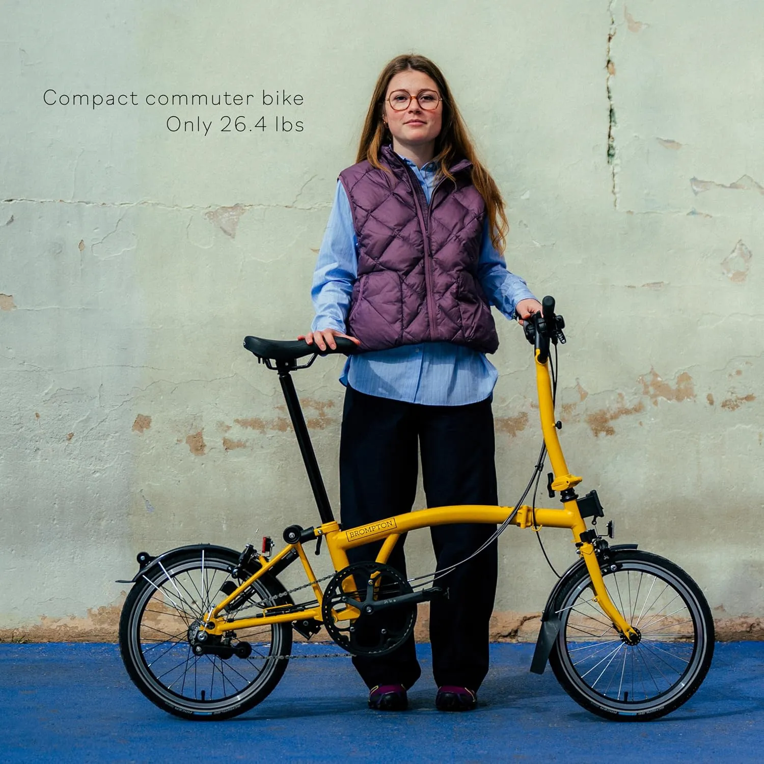 Brompton Folding Commuter Bike C Line 12-Speed | Compact, Lightweight, Urban Bike for Adults