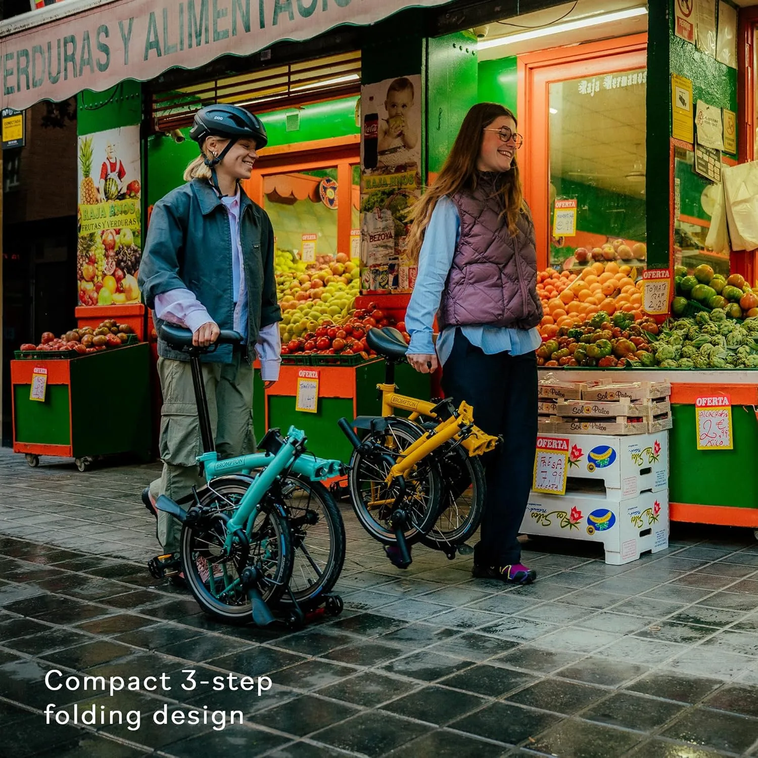 Brompton Folding Commuter Bike C Line 12-Speed | Compact, Lightweight, Urban Bike for Adults