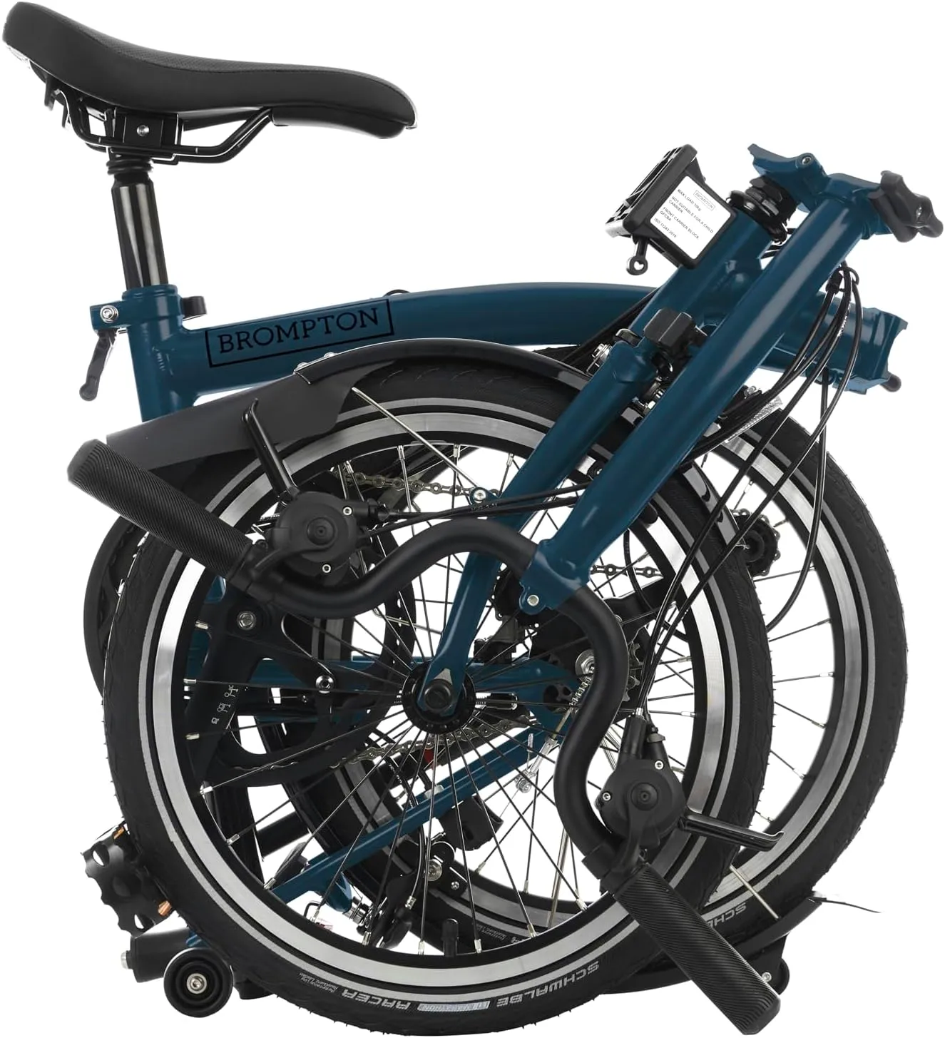 Brompton Folding Commuter Bike C Line 6-Speed | Compact, Lightweight, Urban Bike for Adults