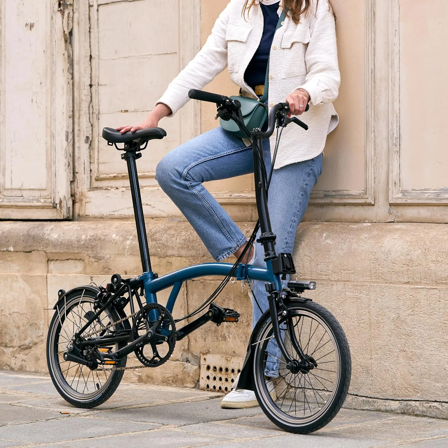 Brompton Folding Commuter Bike C Line 6-Speed | Compact, Lightweight, Urban Bike for Adults