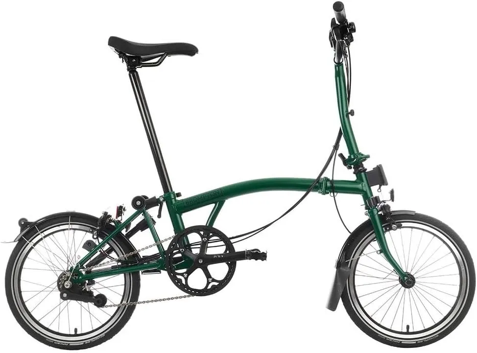 Brompton Folding Commuter Bike C Line 6-Speed | Compact, Lightweight, Urban Bike for Adults