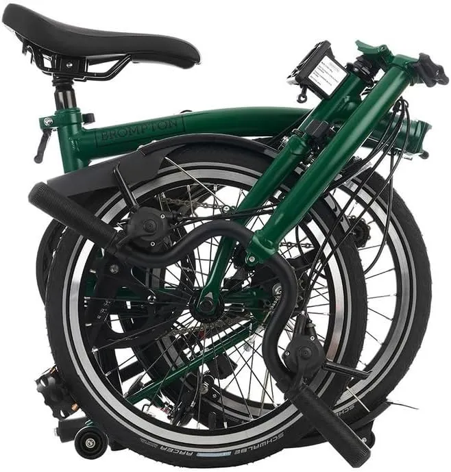 Brompton Folding Commuter Bike C Line 6-Speed | Compact, Lightweight, Urban Bike for Adults