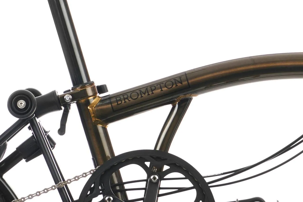 Brompton Folding Commuter Bike C Line 6-Speed | Compact, Lightweight, Urban Bike for Adults