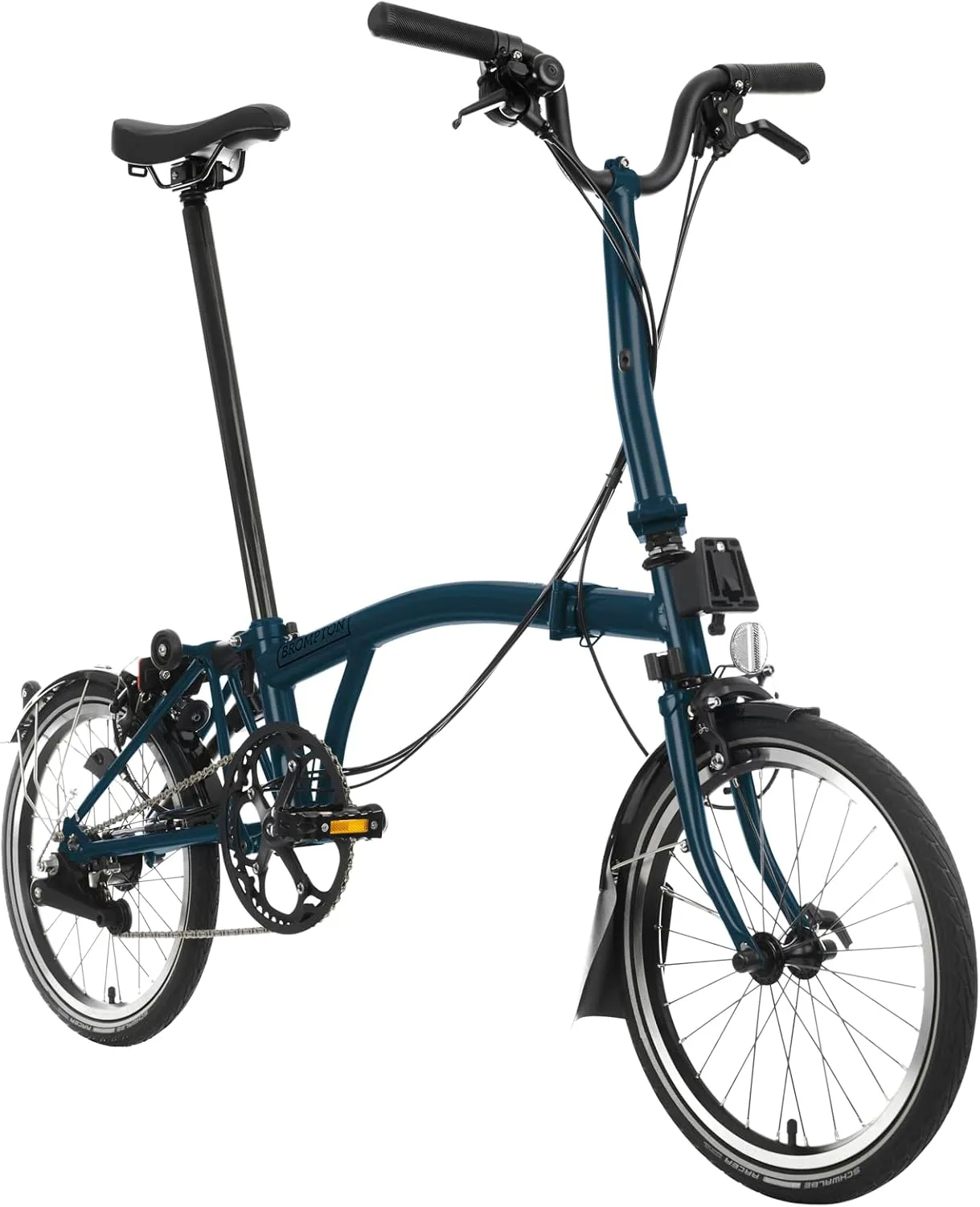 Brompton Folding Commuter Bike C Line 6-Speed | Compact, Lightweight, Urban Bike for Adults
