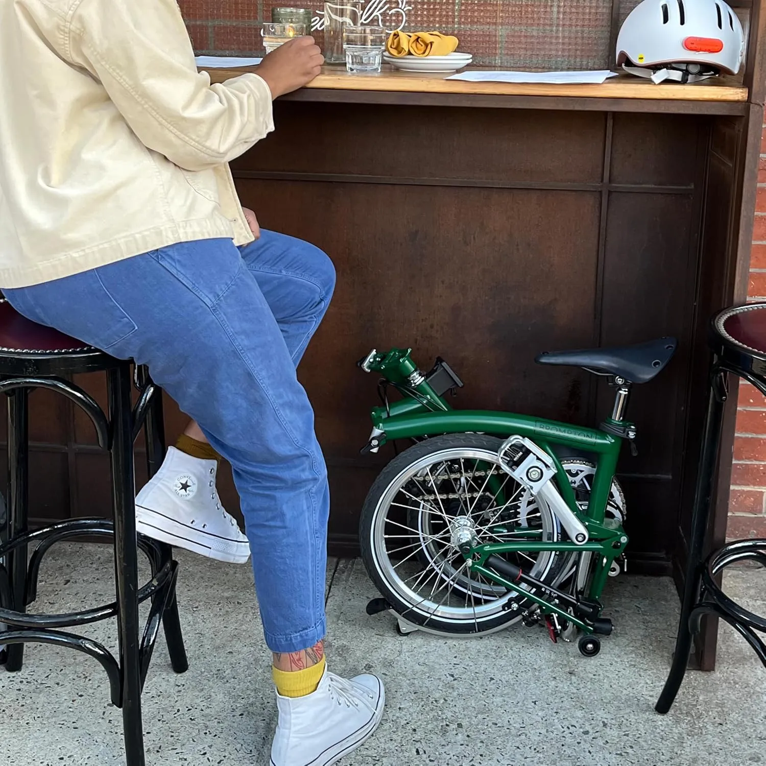 Brompton Folding Commuter Bike C Line 6-Speed | Compact, Lightweight, Urban Bike for Adults