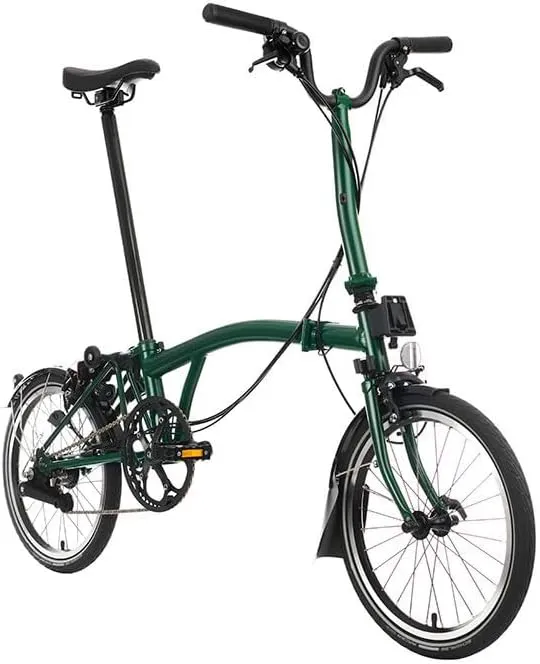 Brompton Folding Commuter Bike C Line 6-Speed | Compact, Lightweight, Urban Bike for Adults