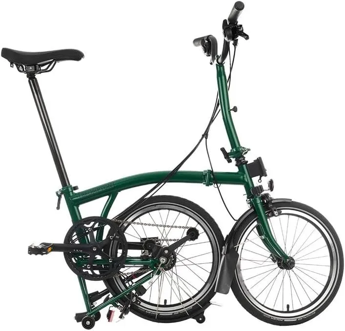 Brompton Folding Commuter Bike C Line 6-Speed | Compact, Lightweight, Urban Bike for Adults