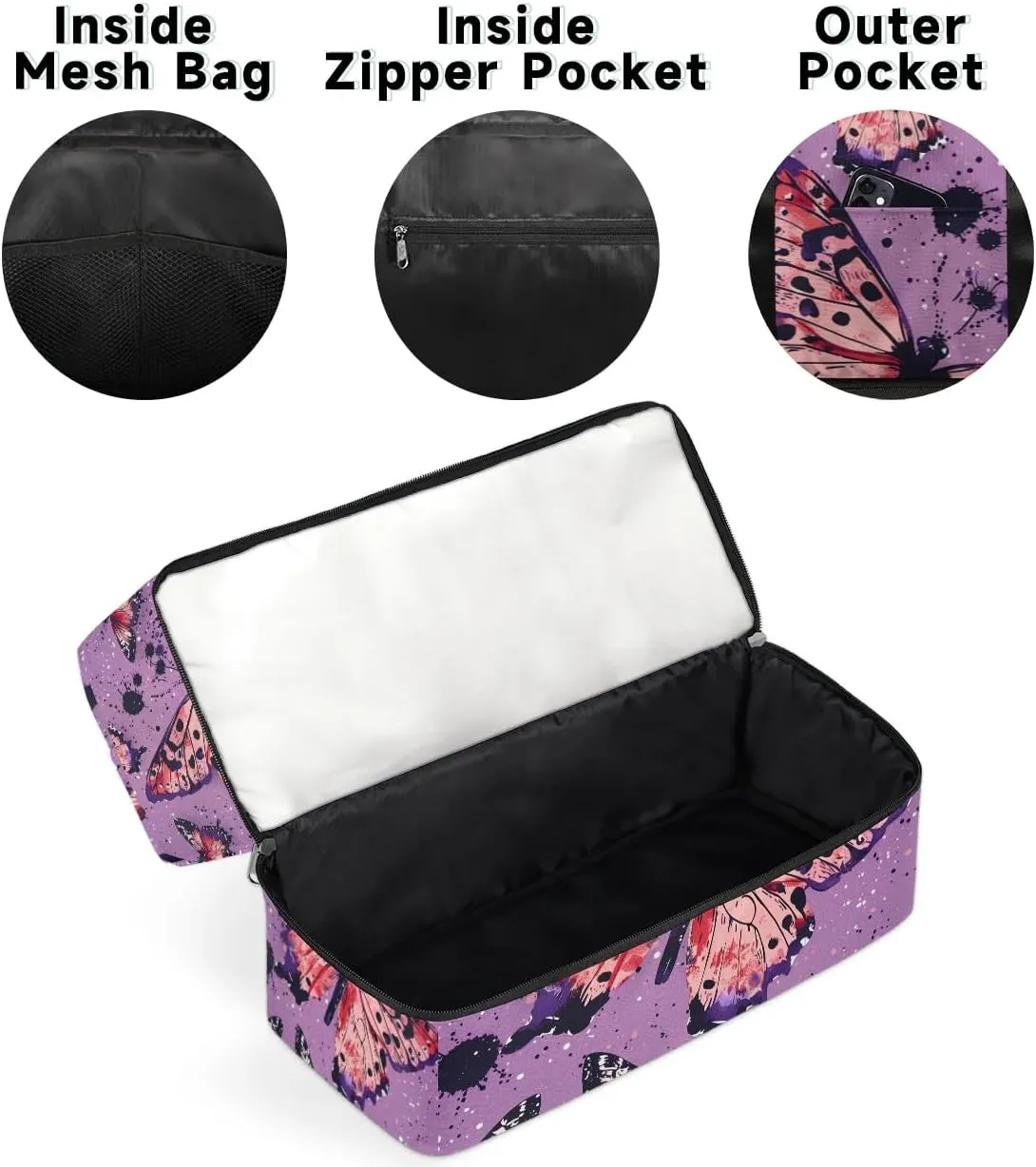 Butterfly Themed Travel Duffel Bag Dry Wet Separated Sports Tote Travel Duffle Bag Gym Workout Bag Women Travel Duffel Bag for Women, Travel, Gym, Work