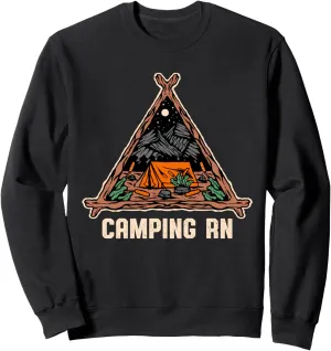 Camping RN Camper Forest Camp Jungle Vacation Wildlife Sweatshirt