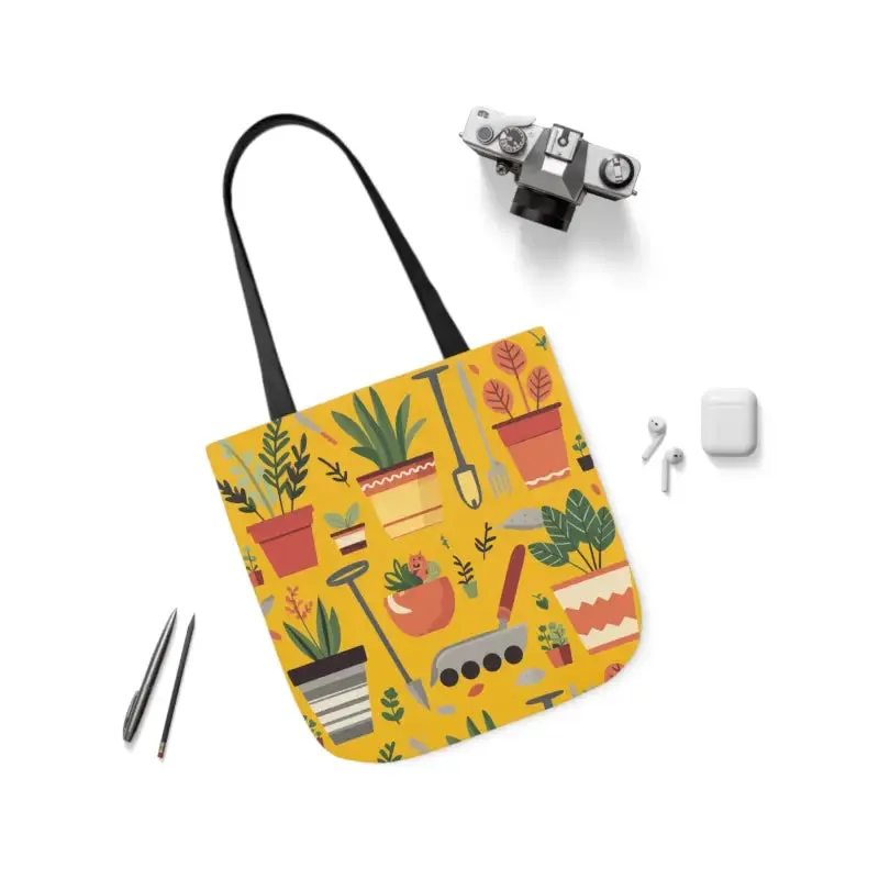 Canvas Tote Bag for Potted Plants and Garden Tools