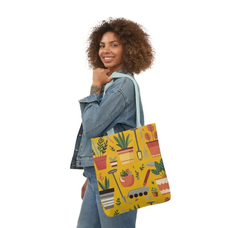 Canvas Tote Bag for Potted Plants and Garden Tools