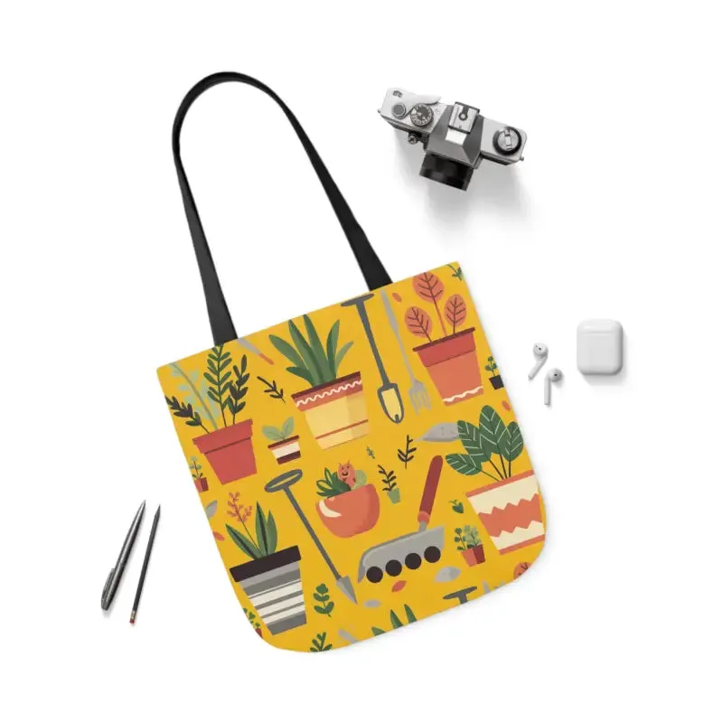 Canvas Tote Bag for Potted Plants and Garden Tools