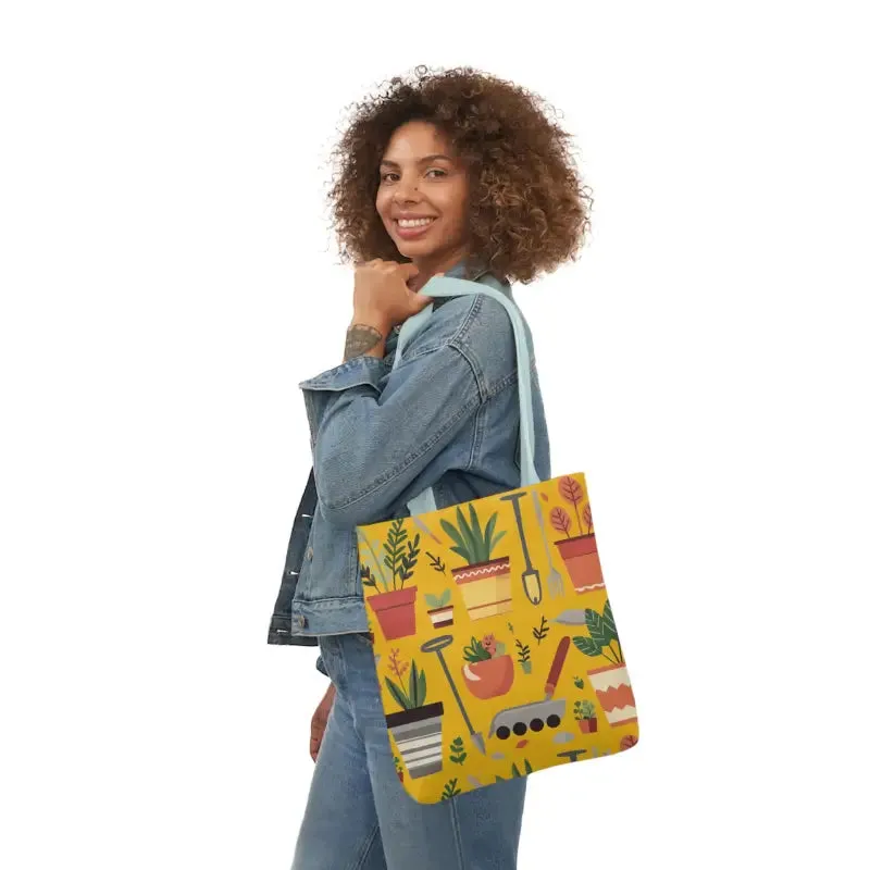 Canvas Tote Bag for Potted Plants and Garden Tools
