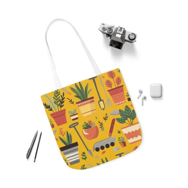 Canvas Tote Bag for Potted Plants and Garden Tools