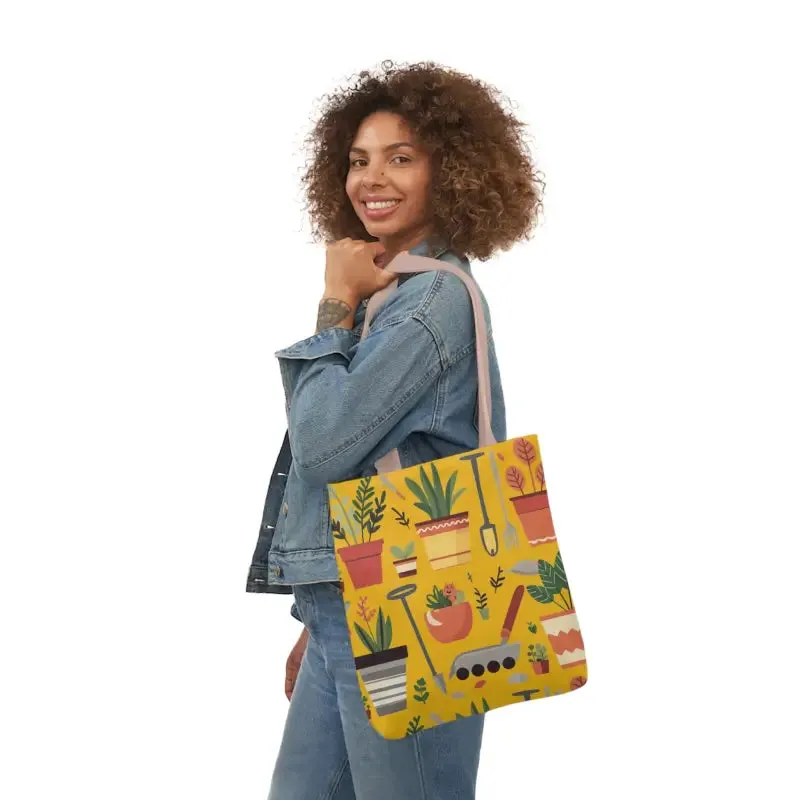 Canvas Tote Bag for Potted Plants and Garden Tools