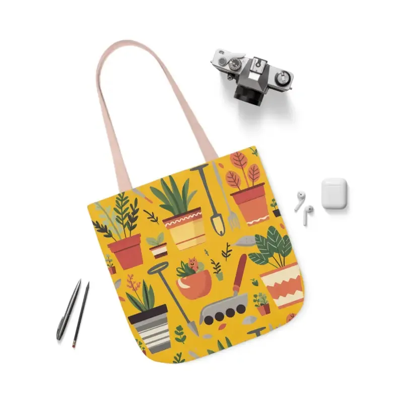 Canvas Tote Bag for Potted Plants and Garden Tools