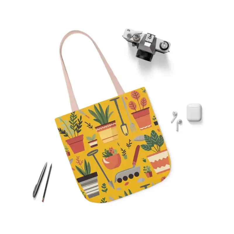 Canvas Tote Bag for Potted Plants and Garden Tools