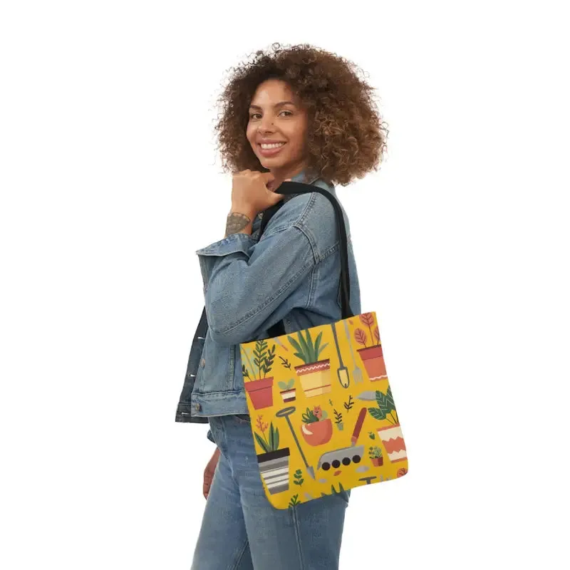 Canvas Tote Bag for Potted Plants and Garden Tools