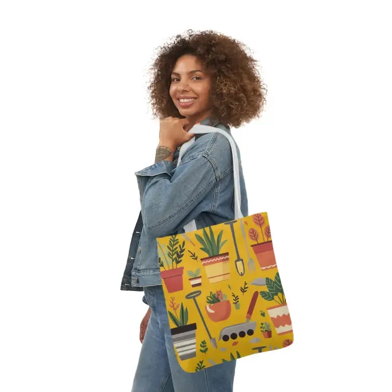 Canvas Tote Bag for Potted Plants and Garden Tools