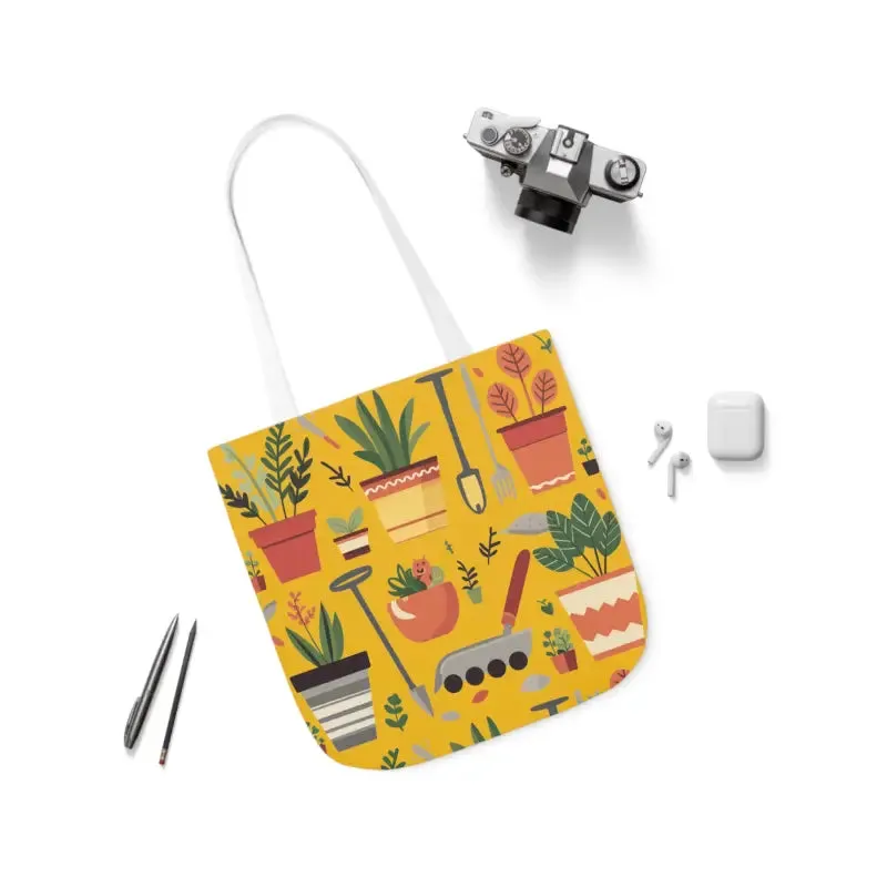 Canvas Tote Bag for Potted Plants and Garden Tools