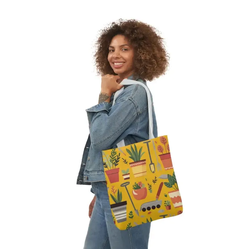 Canvas Tote Bag for Potted Plants and Garden Tools