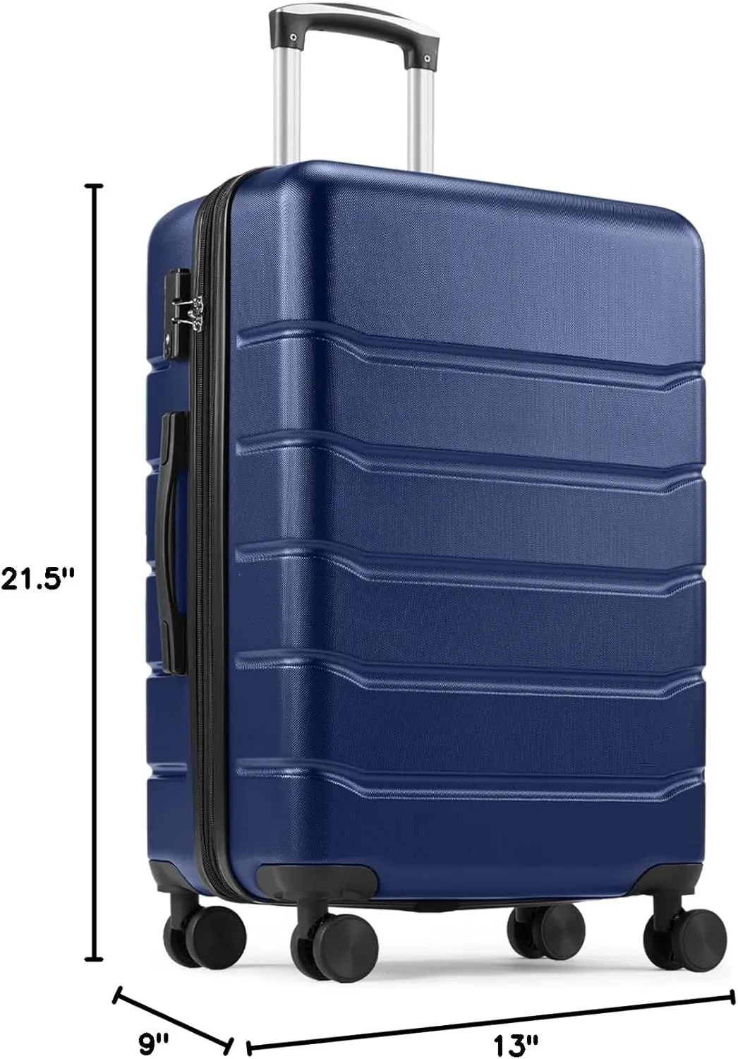 Carry-On Luggage, 20 inch Hard Shell Rolling Suitcase for Travel Expandable Lightweight with Spinner Wheels TSA Lock