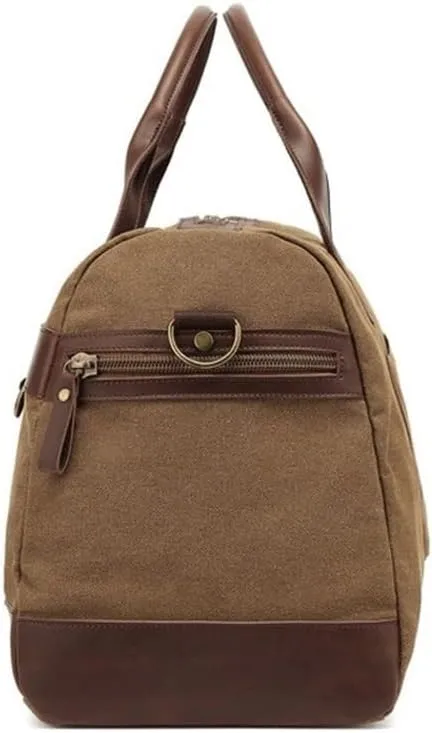 Carry On Weekender Overnight Bag Waterproof Waxed Canvas Weekend Gym Luggage for Men Multifunctional