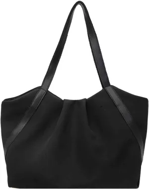 Casual Lightweight Canvas Women's Versatile Large Capacity Handbag - Commuting Shoulder Tote & Crossbody Bag