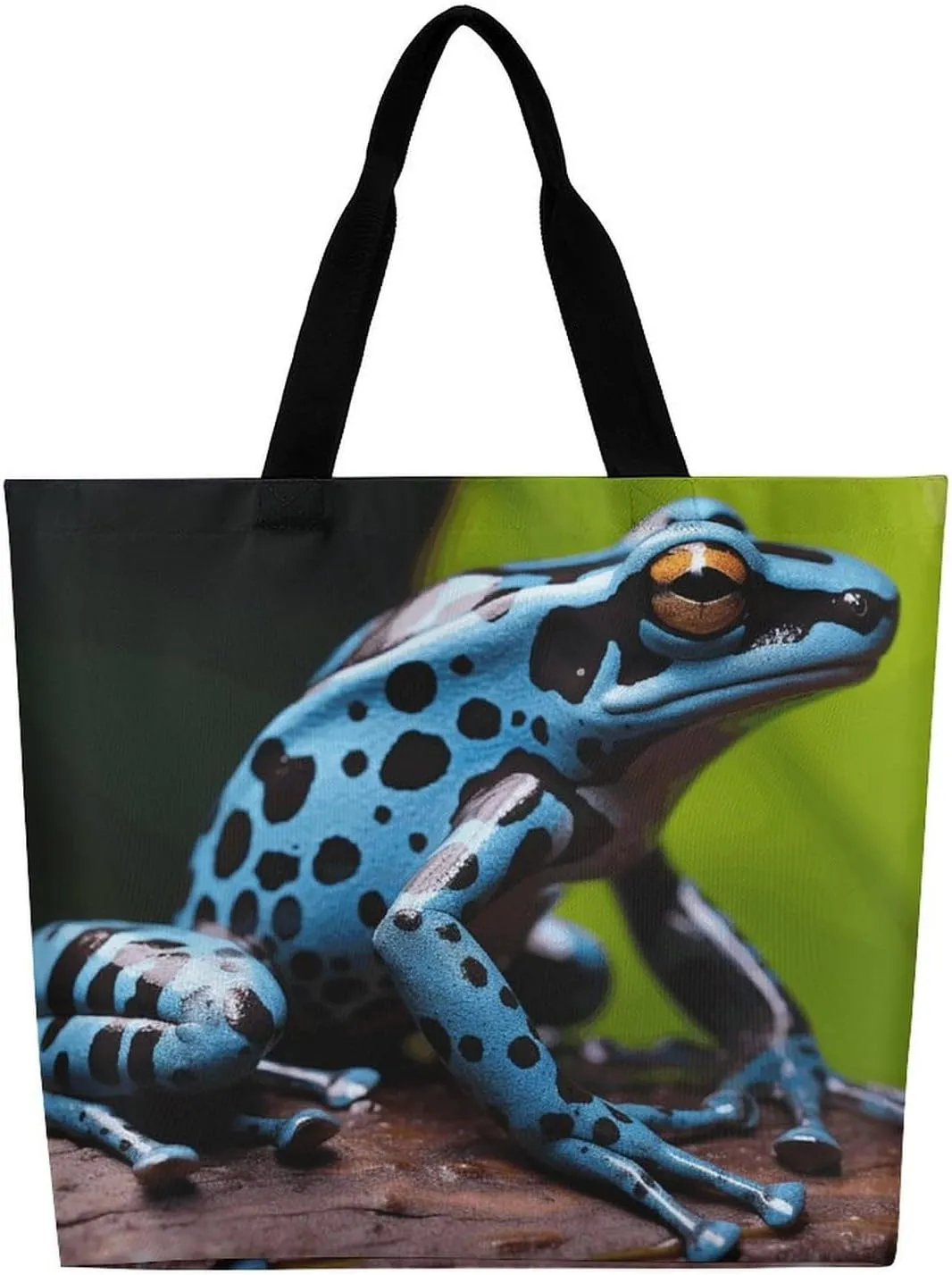 Cat Butterfly Tote Bags, Reusable Grocery Bags, Large Shopping Bag, Shoulder Bag for Women