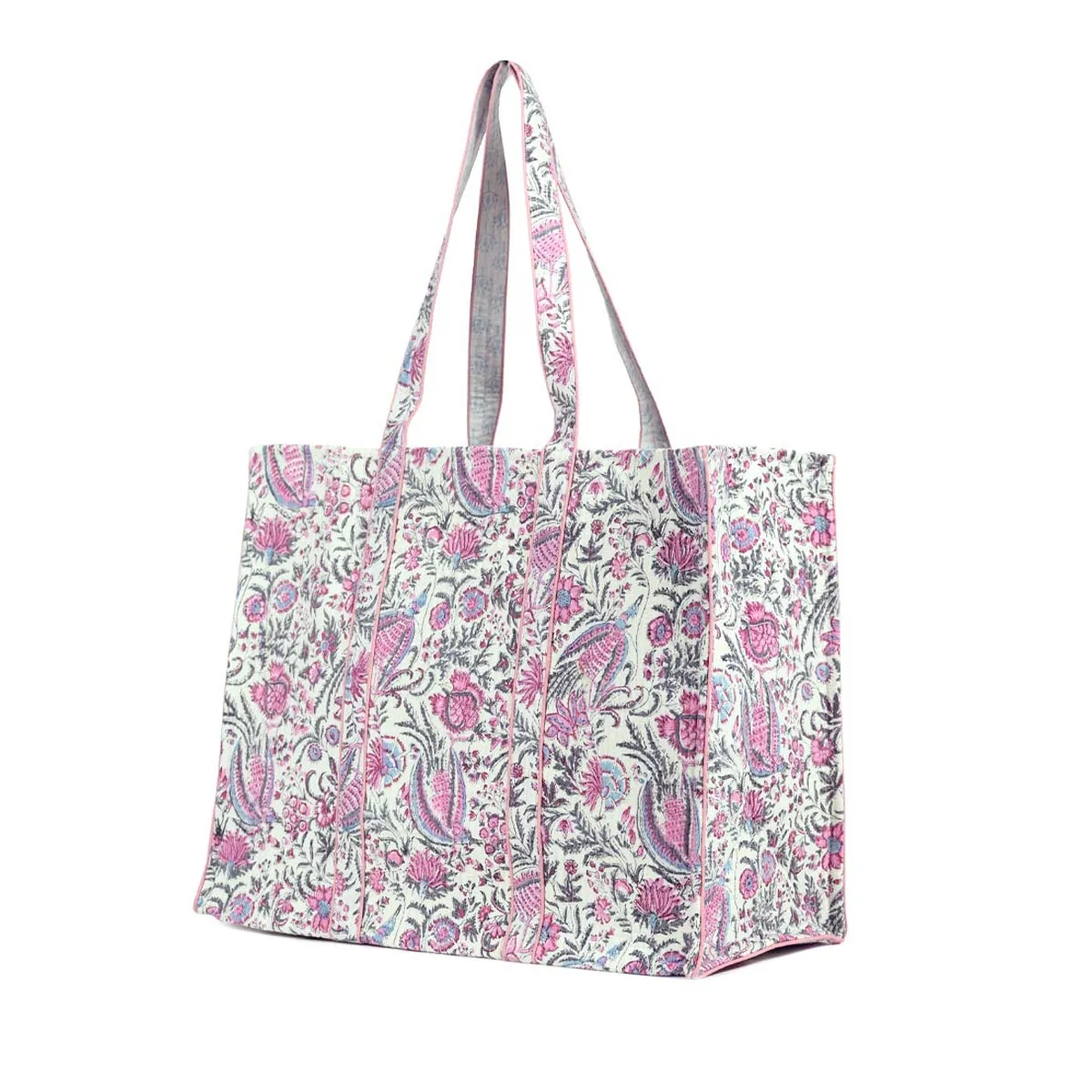 CHINTZ JAL _1 QUILTED TOTE BAG