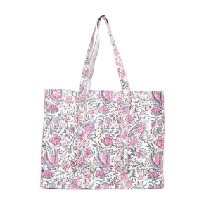 CHINTZ JAL _1 QUILTED TOTE BAG
