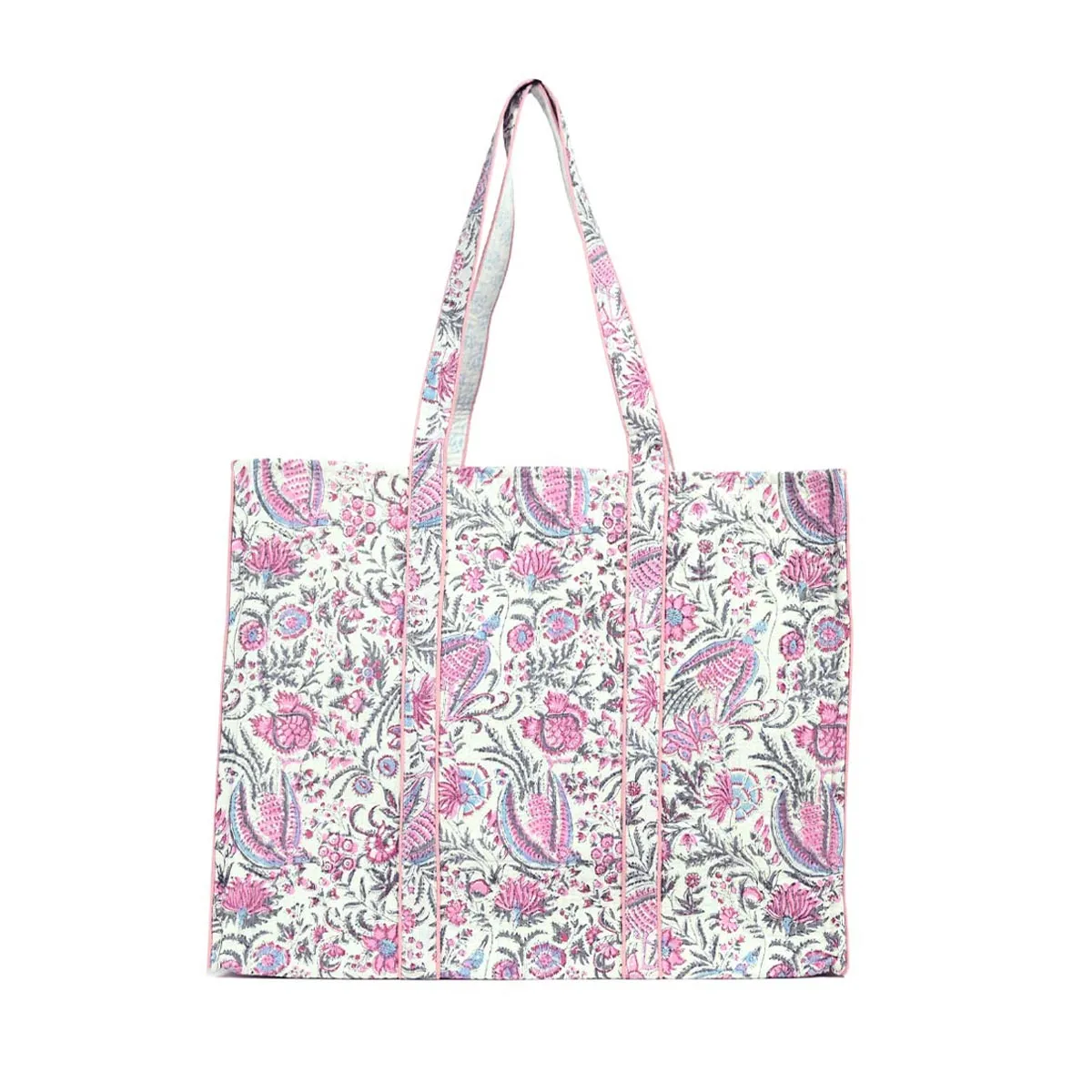 CHINTZ JAL _1 QUILTED TOTE BAG