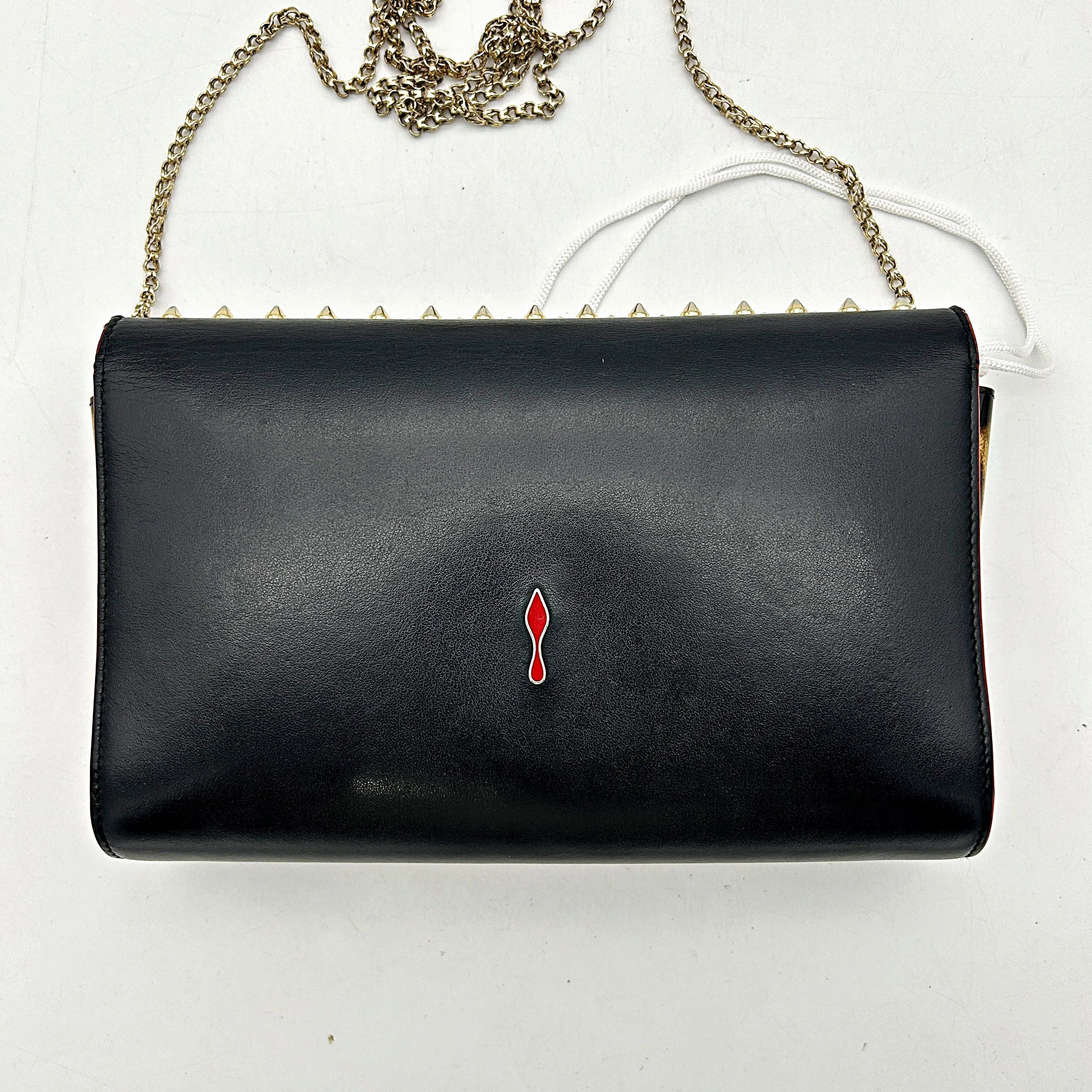 Christian Louboutin | Bags | Christian Louboutin Satin Evening Clutch Purse Nwt  LA11220
