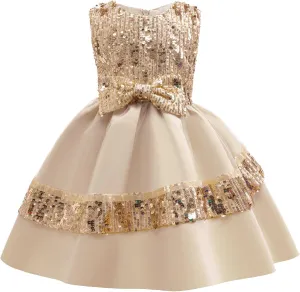 Cichic Elegant Girls' Special Occasion Dress Princess Dresses for Kids 5-6 Years Old Light Purple