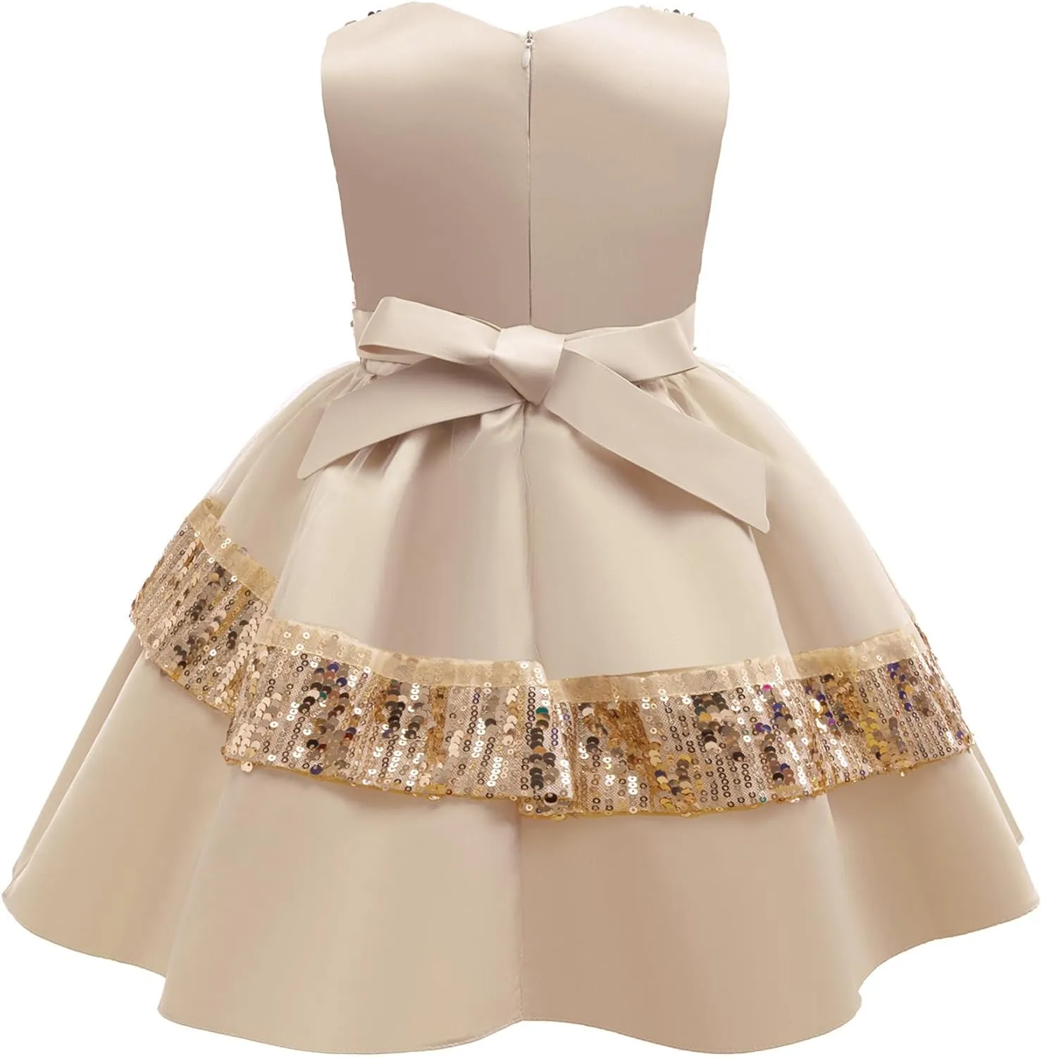 Cichic Elegant Girls' Special Occasion Dress Princess Dresses for Kids 5-6 Years Old Light Purple