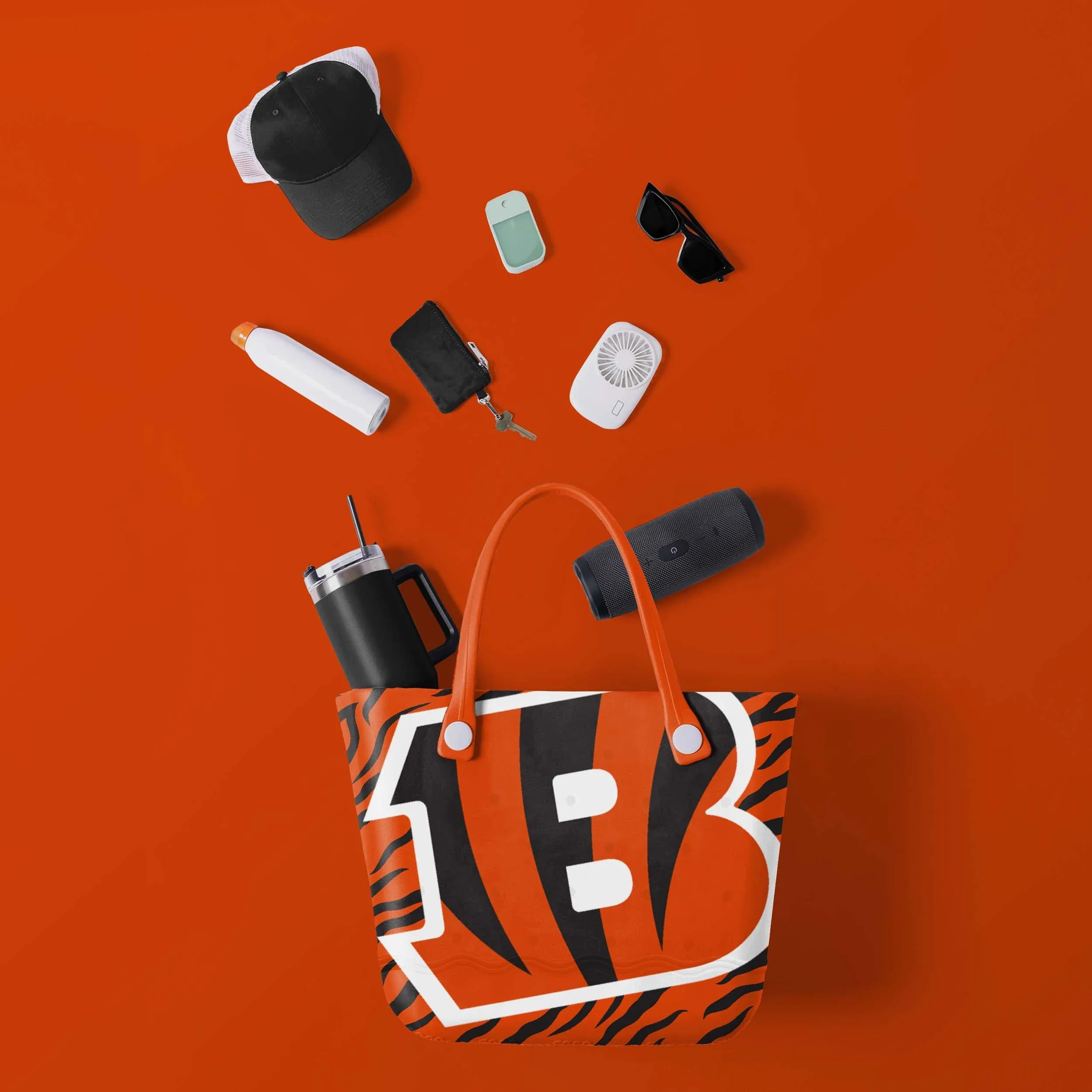 Cincinnati Bengals Thematic Tailgate Tote Bag