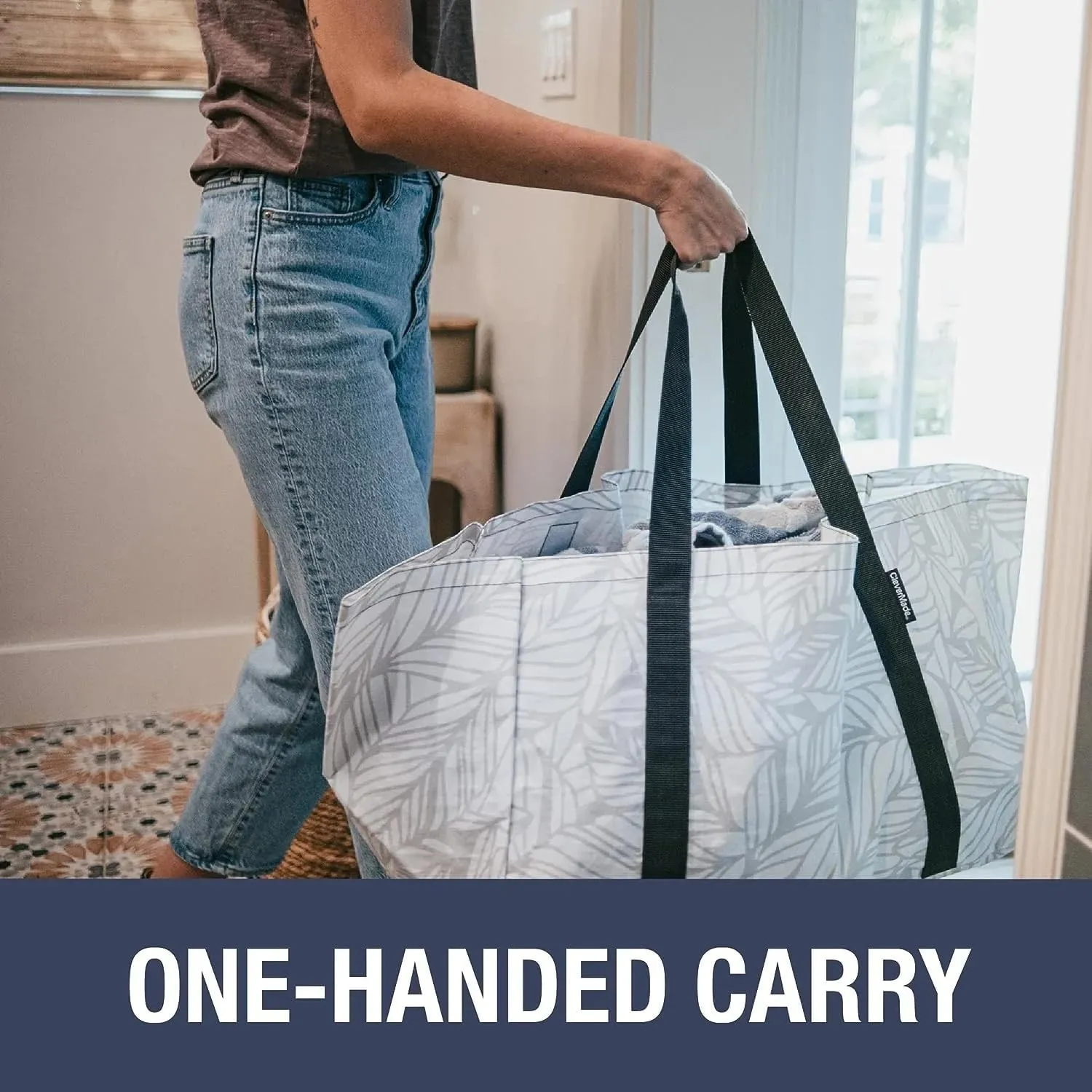 CleverMade Storage Bags and Totes - Soft-Sided, Durable Multi-Purpose Storage Solutions for Moving, Shopping, and Organizing