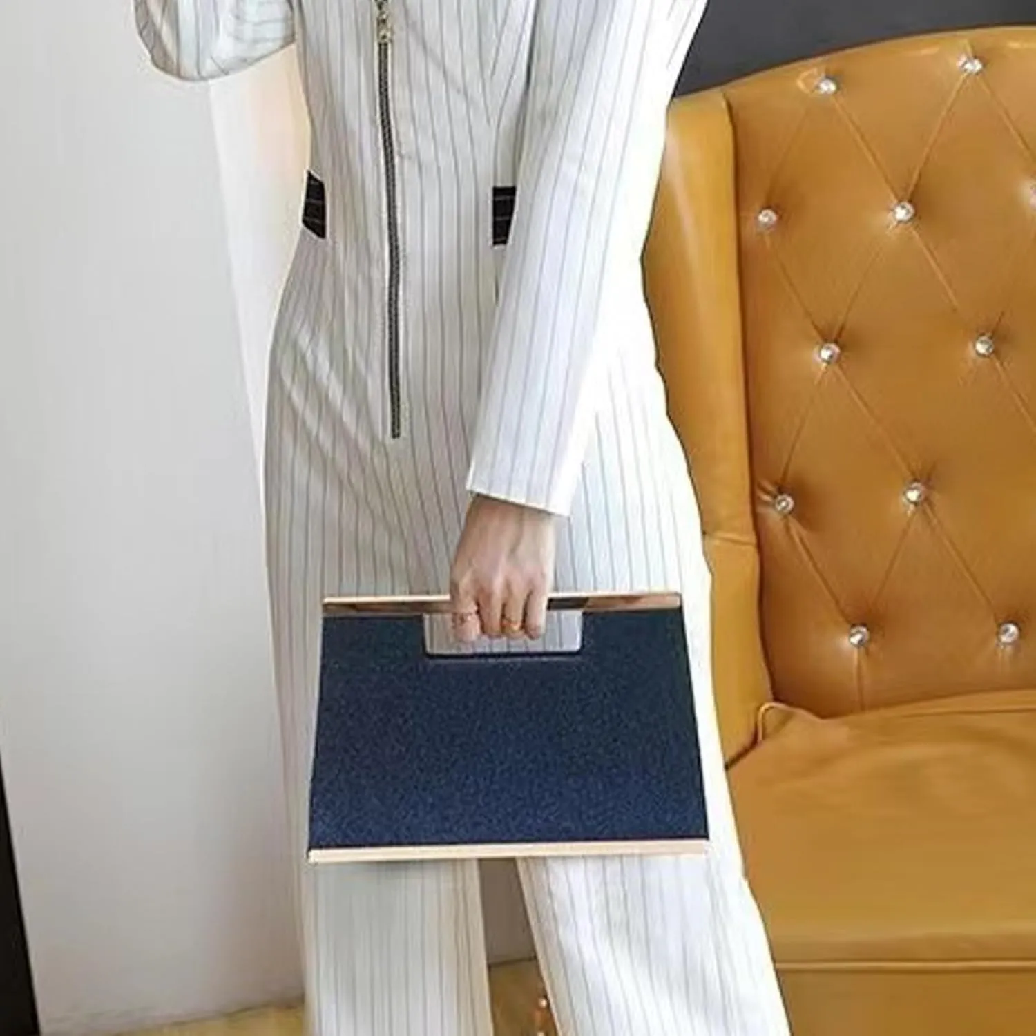 Clutch Purses for Women, Glitter Bride Crossbody Shoulder Bag Elegant Satin Evening Handbags for Wedding, Party