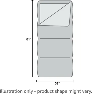 Coleman 2000029002 Aspen Meadows Sleeping Bag, Warm Weather, 39 x 81-in. - Quantity 2