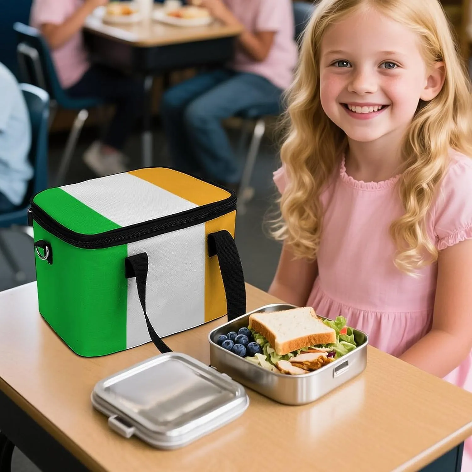 Collapsible Cooler Bag Camping Cooler Tote Lunch Cooler Insulated Waterproof Lunch Box for Picnic Beach Travel