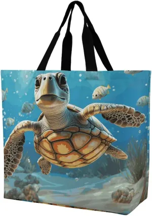 Colorful Buttons Tote Bags, Reusable Grocery Bags, Large Shopping Bag, Shoulder Bag for Women