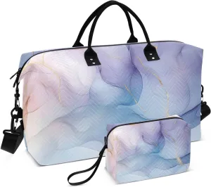 Colorful Liquid Art Duffel Bag for Travel Gym Sport, Weekender Travel Bags Carry on Overnight Bag