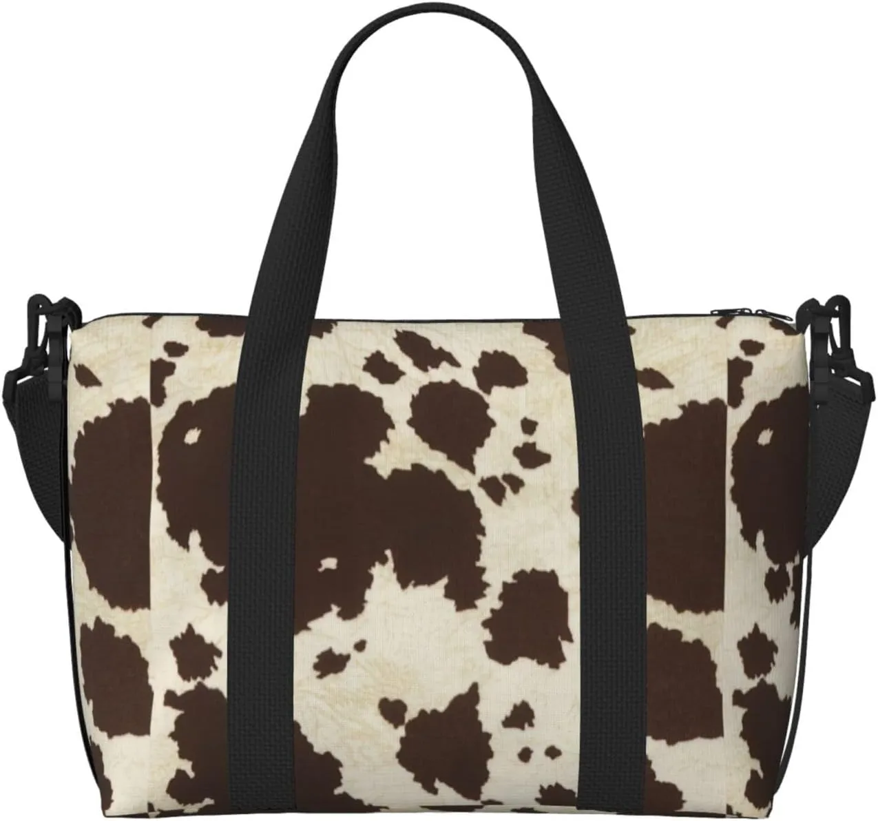 Cow Fur Print print Handbag Oxford shoulder bag casual shoulder bag weekend bag large capacity storage bag