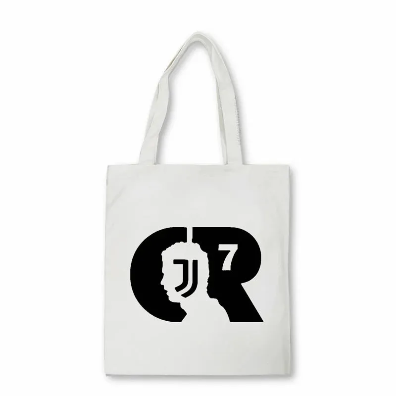 Cristiano Ronaldo CR7 Shopper Fashion Shoulder Bag Eco Handbag Tote Bags