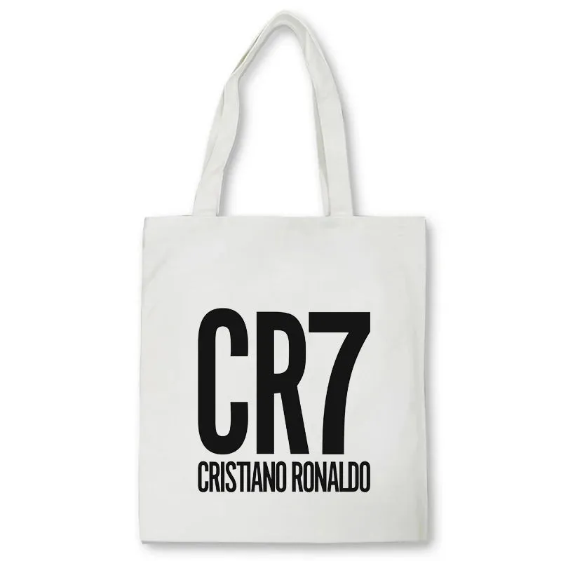 Cristiano Ronaldo CR7 Shopper Fashion Shoulder Bag Eco Handbag Tote Bags