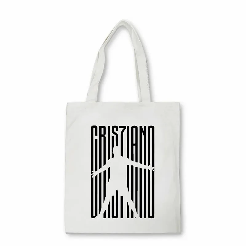 Cristiano Ronaldo CR7 Shopper Fashion Shoulder Bag Eco Handbag Tote Bags